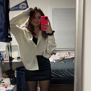 Mariana Mini Skirt in Black! Size 2, from Princess Polly. Brand new!